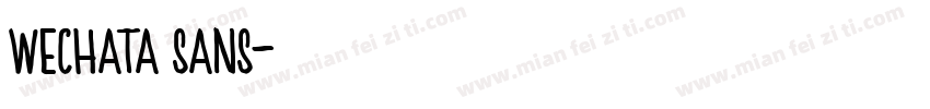 wechata sans字体转换